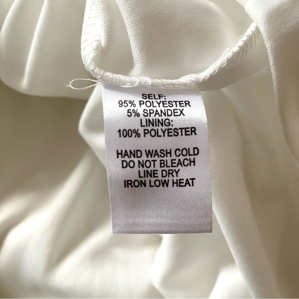 Lulus Pass The Prosecco White Lace Bodycon Mini Dress Sz M - Picture 12 of 14